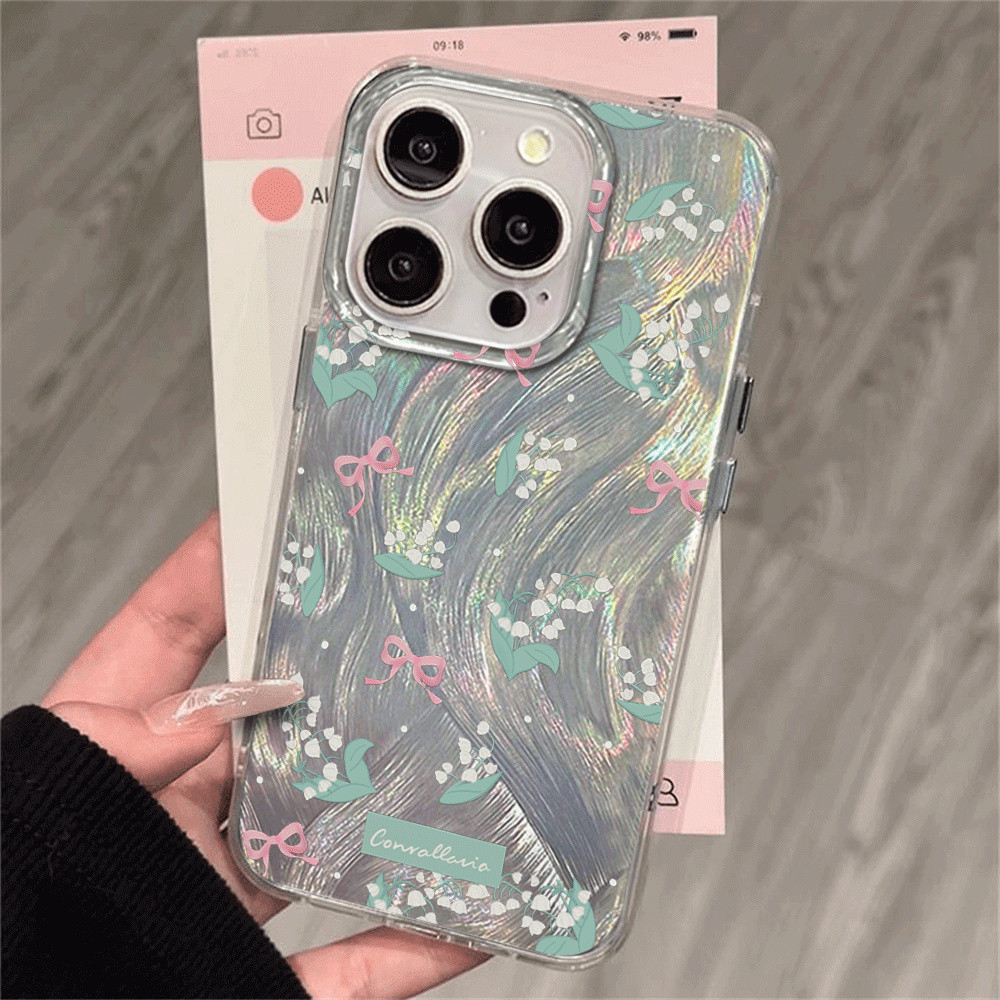 Feathery Green Tulips IMD สําหรับ Infinix Smart 9 หมายเหตุ 40Pro Hot50i 40 Pro Smart8 Plus 7 6 5 Spa