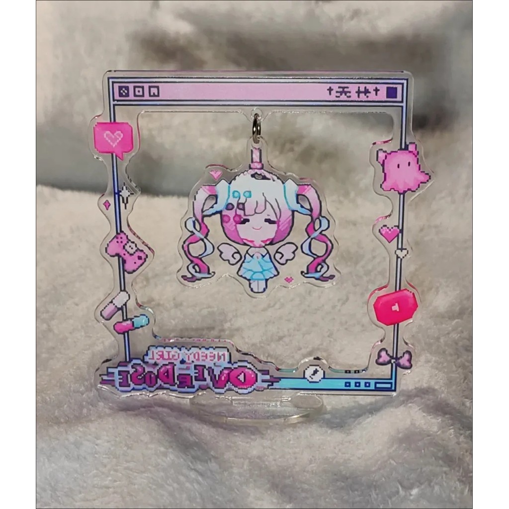 Needy สาว Overdose Swing อะคริลิค KAngel รูป NGO สินค้าคอลเลกชัน Kawaii โต๊ะตกแต่งน่ารักเครื่องประดับของขวัญเพื่อน