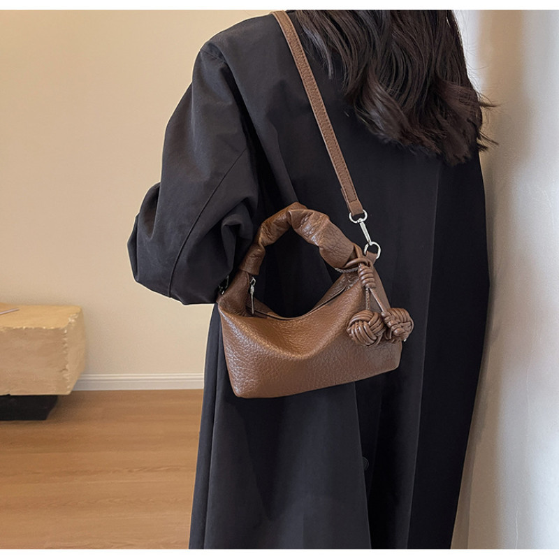 Mousoon High Sense MiuMiu Bag Underarm Bag Womens New Special-Interest Design Shoulder Crossbody Portable Dumpling Bag