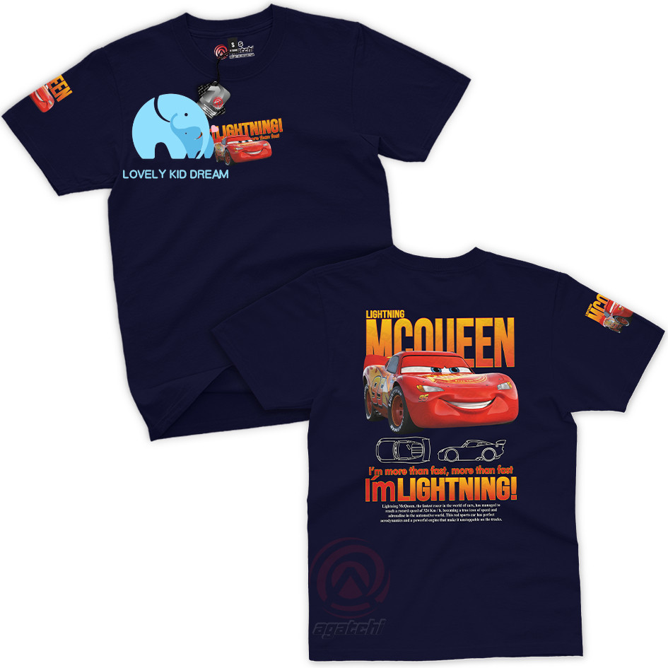 เสื้อยืด Cars Lightning V4/Mc Queen - เสื้อยืด Mc Queen Cool
