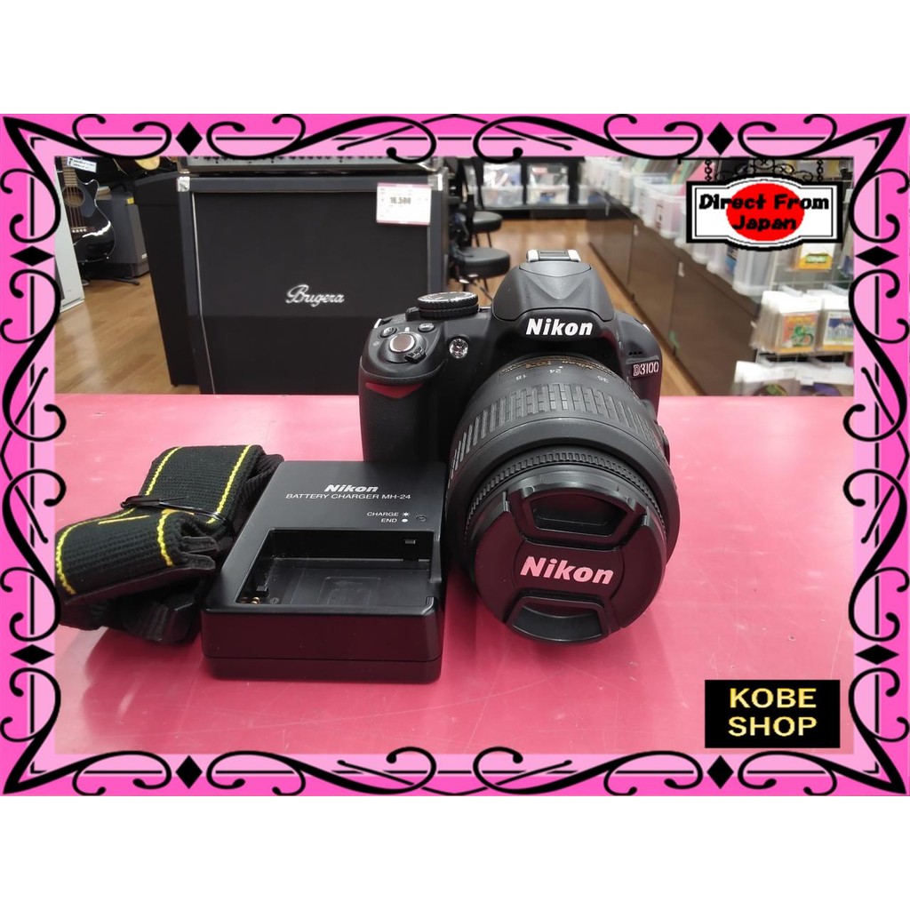 【ส่งตรงจากญี่ปุ่น】 ชุดเลนส์ดิจิตอล SLR NIKON D3100 【สินค้ามือสอง】