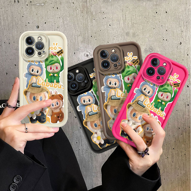 ที่น่าสนใจ Labubu โทรศัพท์มือถือสําหรับ Realme 10 7i C17 C21 C33 C55 N55 C1 C11 C12 C25 C15 C2 C30 C30S C35 C53 11X 5 PRO 5S C3 6i 50 หมายเหตุ