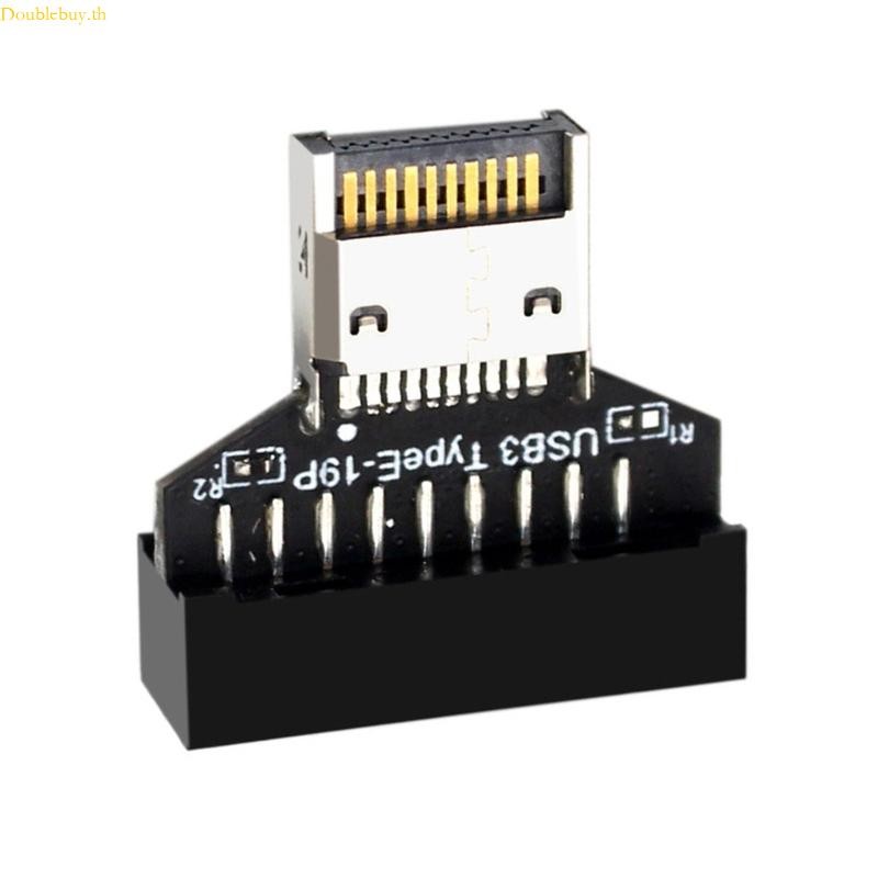 Doublebuy USB 3 0 19Pin 20Pin Header Extension Cable Converter สําหรับเมนบอร์ด Type C