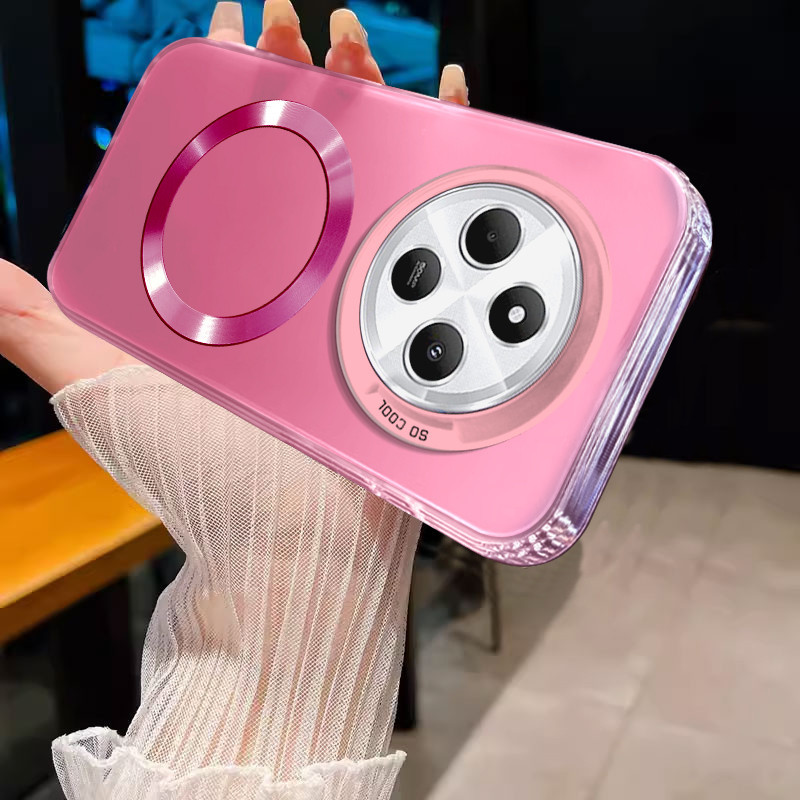 เคสสําหรับ oppo Reno 12F 5G แม่เหล็กไร้สายสีเงินเคสโทรศัพท์ดีไซน์ใหม่ SJSFDDR ราคา ถูกที่สุด ดีลบีเคเค แกลเลอรีภาพที่ 2