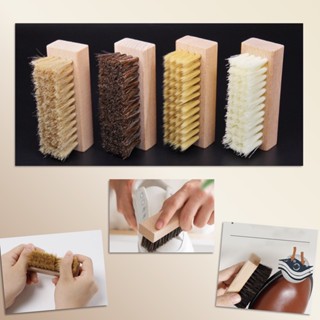 ⚡ แปรงขนหมู แปรงขนม้า แท้ 100% แปรงขัดรองเท้า ขัดกระเป๋าหนัง…