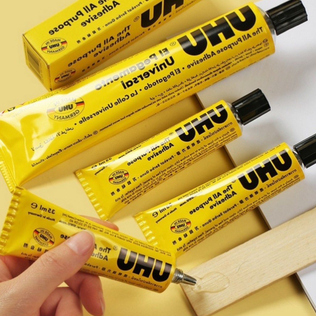 💙 กาว UHU กาวใส glue ยึดติด ซ่อม DIY งานฝีมือ ซ่อมรองเท้า อเนกประสงค์ สารพัดประโยชน์ รุ่นอัพเกรด เพิ่มความเหนียวแน่น 💙