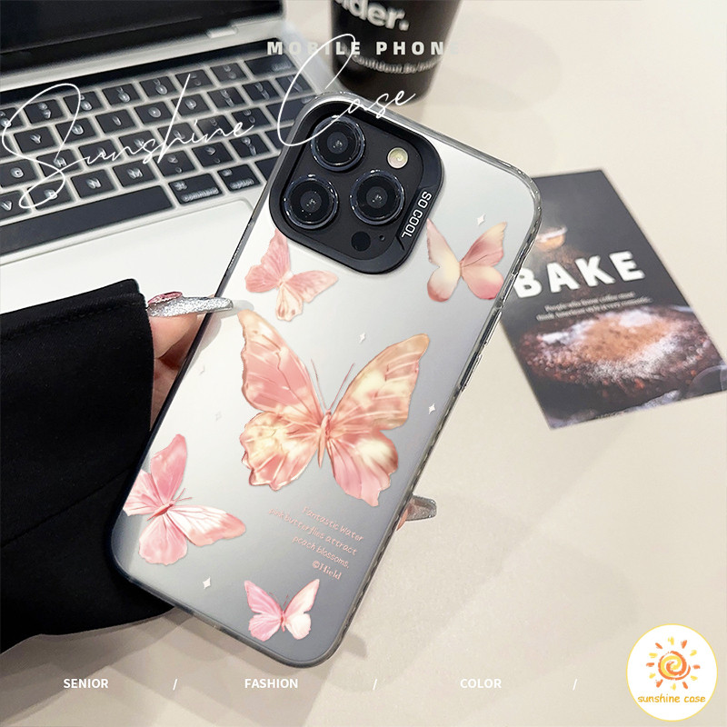 ส่งจากไทย เคสซัมซุง ลายผีเสื้อสีชมพู สวยงาม เคสสำหรับ รูปที่ 7
