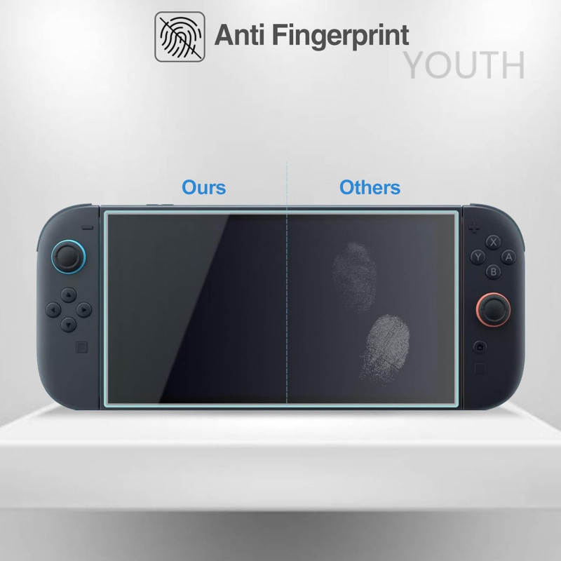 12·12Screen Protector สําหรับ 2025 Nintendo Switch 2, ฟิล์มกระจกนิรภัยหน้าจอ Anti แสงสีม่วง eye protection กระจกจริงสําหรับ NS2 อุปกรณ์เสริม - รูปที่ 2