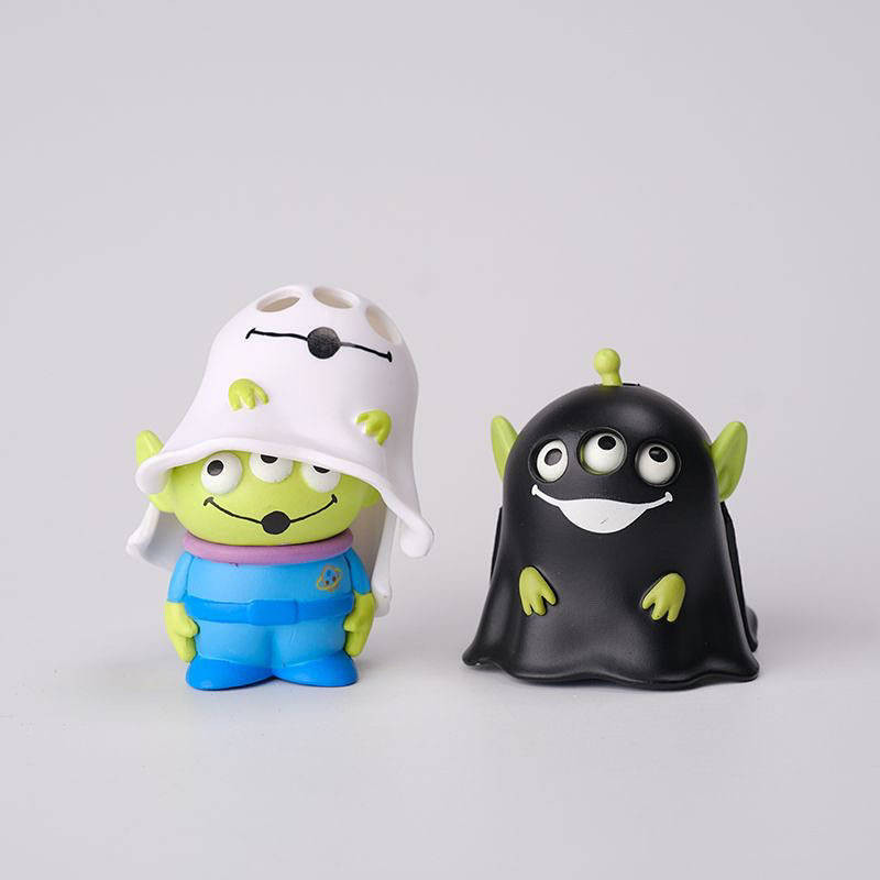 Ghost-Shaped Toy Story Capsule Toy Doll Three-Eyed Alien Three-Eyed Monster Garage Kits Model Furnis