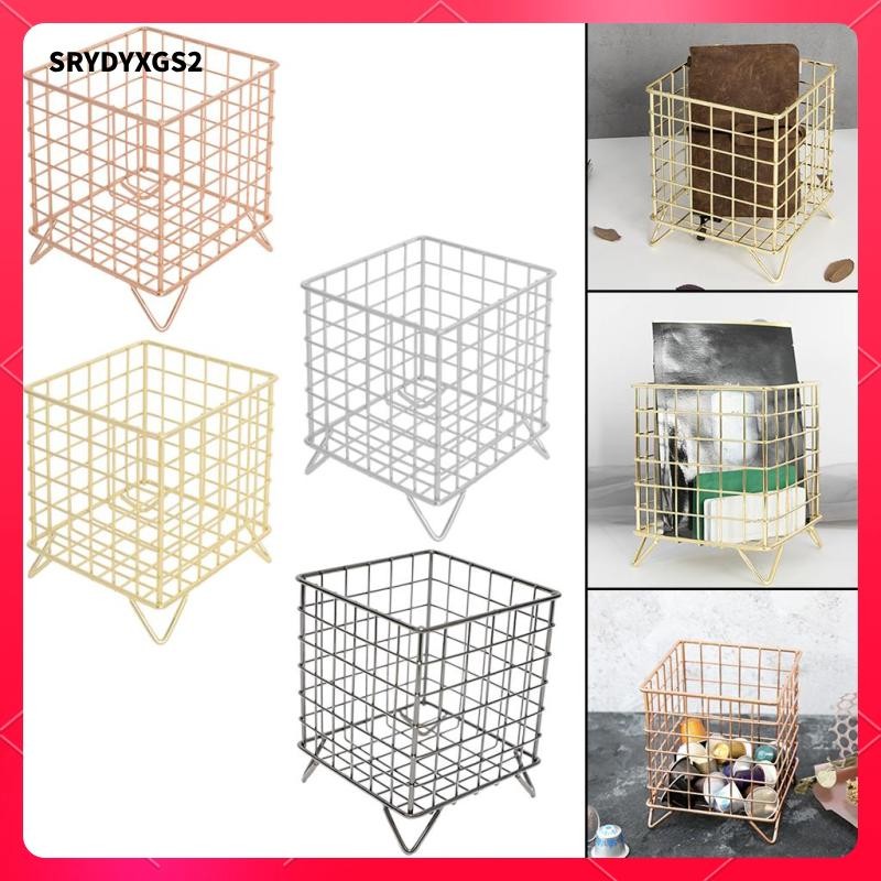 [Srydyxgs2] Hollow Wire Coffee Pod Holder Espresso k cup Storage Basket Organizer for home