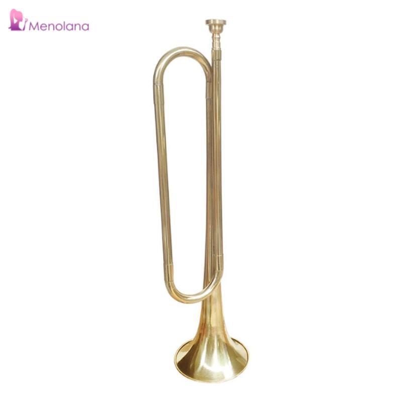 [Menolana] สไตล์ BB Bugle ทองเหลือง Cavalry เครื่องดนตรีเป่าทรัมเป็ตแบบพกพาสําหรับวงดนตรีเริ่มต้นเด็ก Orchestra