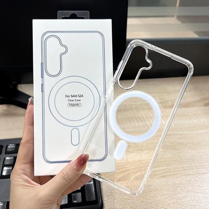 Case แม่เหล็ก ทุกรุ่น เคส ชาร์จไร้สาย SAMSUNG A07 S23 S24 S25 Ultra Plus Fe S22 S21 A55 A56 A36 A26 A16 A06 โทรศัพท์ 038
