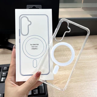 Case แม่เหล็ก ทุกรุ่น เคส ชาร์จไร้สาย SAMSUNG A07 S23 S24 S25 Ultra Plus Fe S22 S21 A55 A56 A36 A26 A16 A06 โทรศัพท์ 038