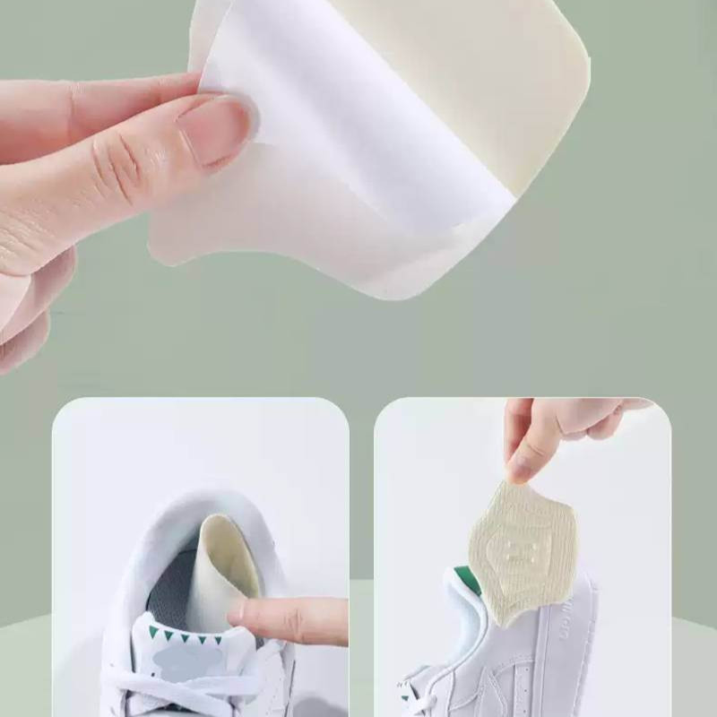 แผ่นรองเท้าปรับขนาด - รองเท้ากีฬาแผ่นรองส้นเท้ารองเท้าผ้าใบสติกเกอร์ส้น - Antiwear Cushion Heel Back Sticker Protector