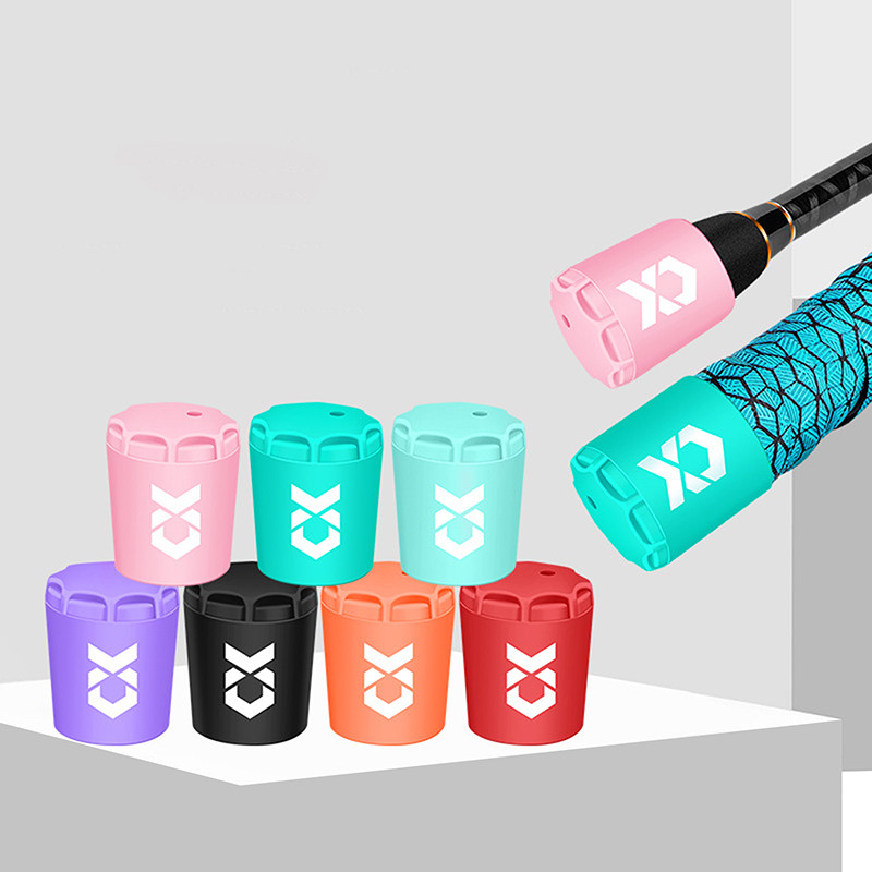 Luya Rod กลับ Plugging แขนป้องกันเบ็ดตกปลาแหวนซิลิโคน Plugging ฝาครอบแหวนกันลื่นจับก้านหางพร้อมปลั๊ก