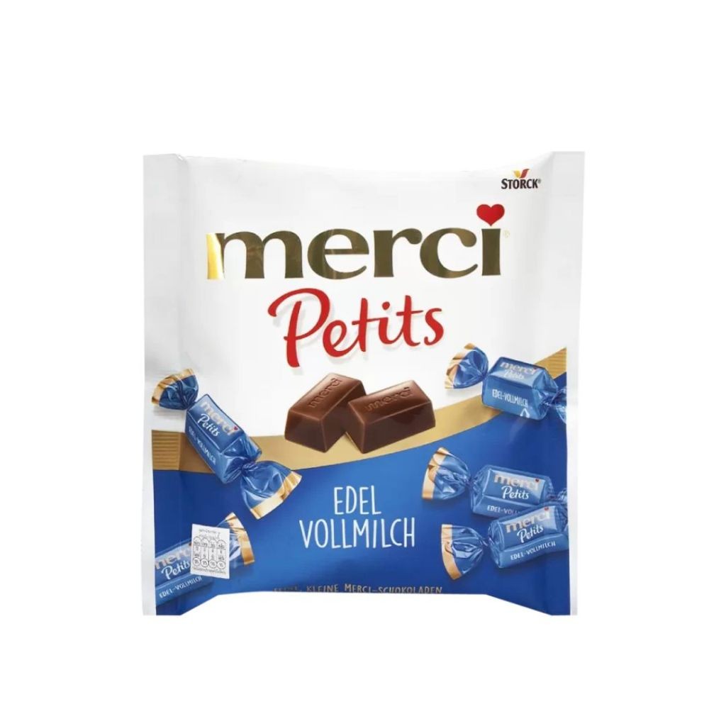 Merci Petits Milk Cream 125g / เมอร์ซี่ เพอทิต มิลค์ ครีม ช็อกโกแลตนม 125 กรัม