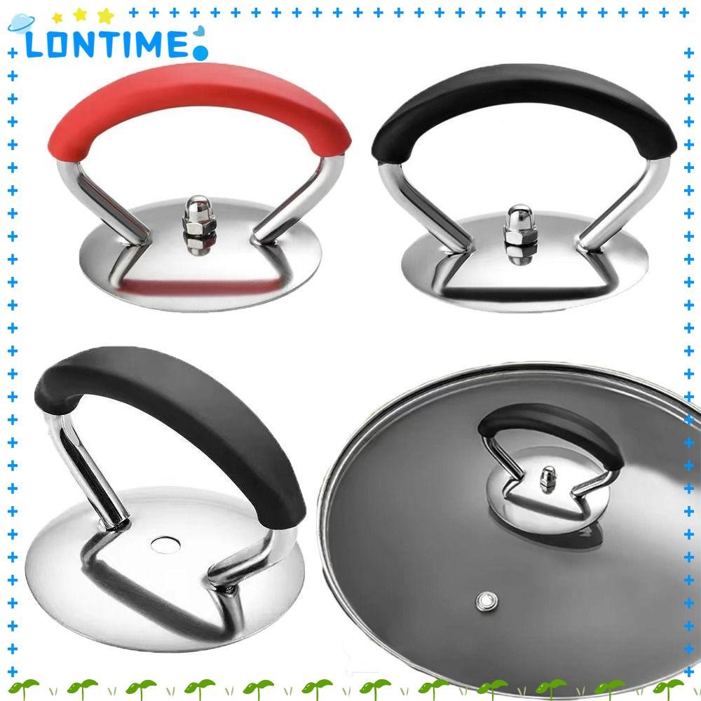 Lontime ฝาปิดลูกบิด, สแตนเลส Anti-scalding หม้อ Handle, ทนทาน Universal Rust-proof เปลี่ยน Handgrip หม้อ Pan ฝาปิด Hand Grip อุปกรณ์ครัว