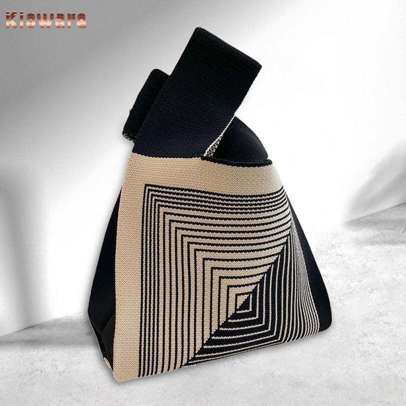 Kloware ผู้หญิงถัก Tote กระเป๋าน้ําหนักเบากระเป๋าเดินทางกระเป๋าหญิงเปิด Top Handle กระเป๋าไหล่กระเป๋าสําหรับทํางานฤดูหนาวกลางแจ้ง