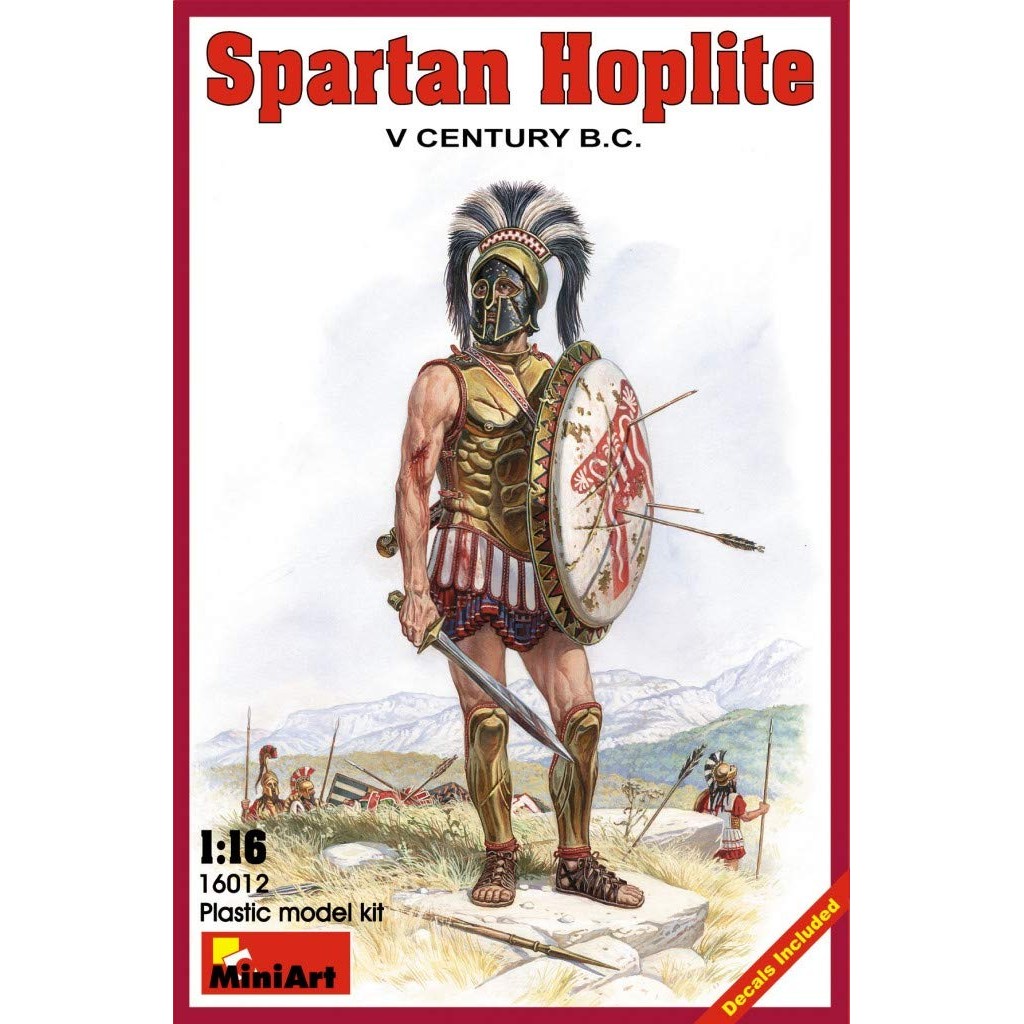 MiniArt 1/16 Spartan Warrior 5th Century BC Plastic Model