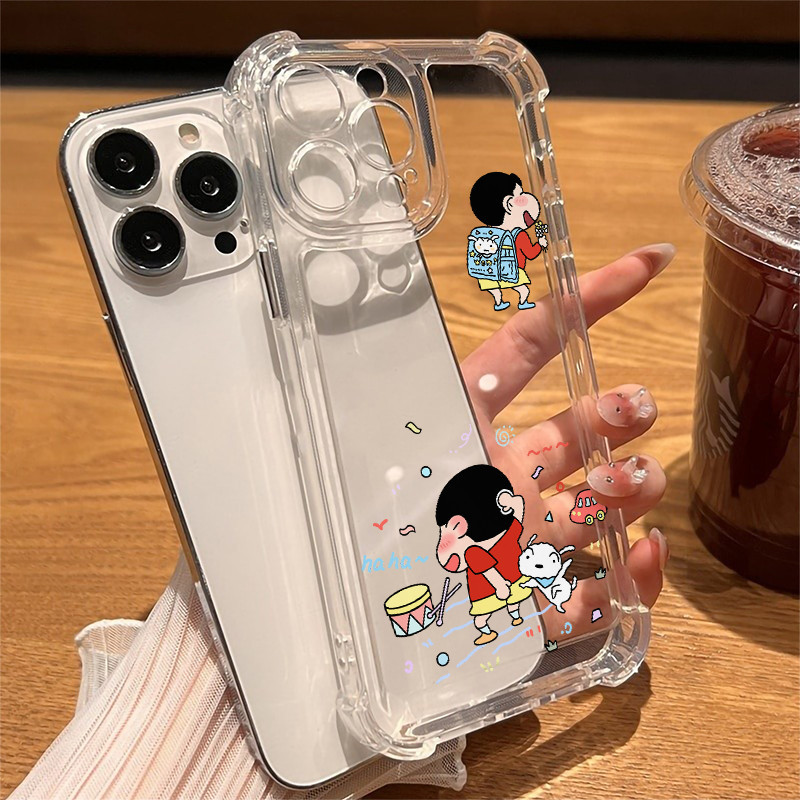 Mario สี่มุมหนาป้องกันการตกเลนส์ป้องกันกรณีโทรศัพท์มือถือสำหรับ iPhone 16 15 14 13 12 11 ProMax 7 8PLUS X XS XR XSMAX