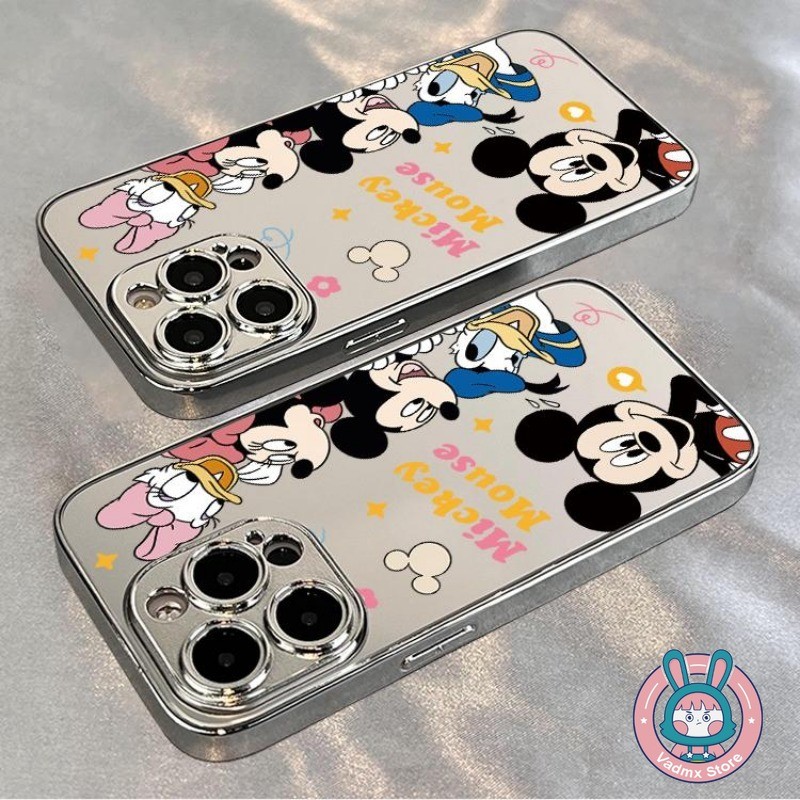 MickeyชุบกระจกสําหรับRealme GT GT6 6T GT5 GT3 GT2 Neo 6 5 240W SE 3 2 2T GT Master Q5 Q3 Narzo 70X 6