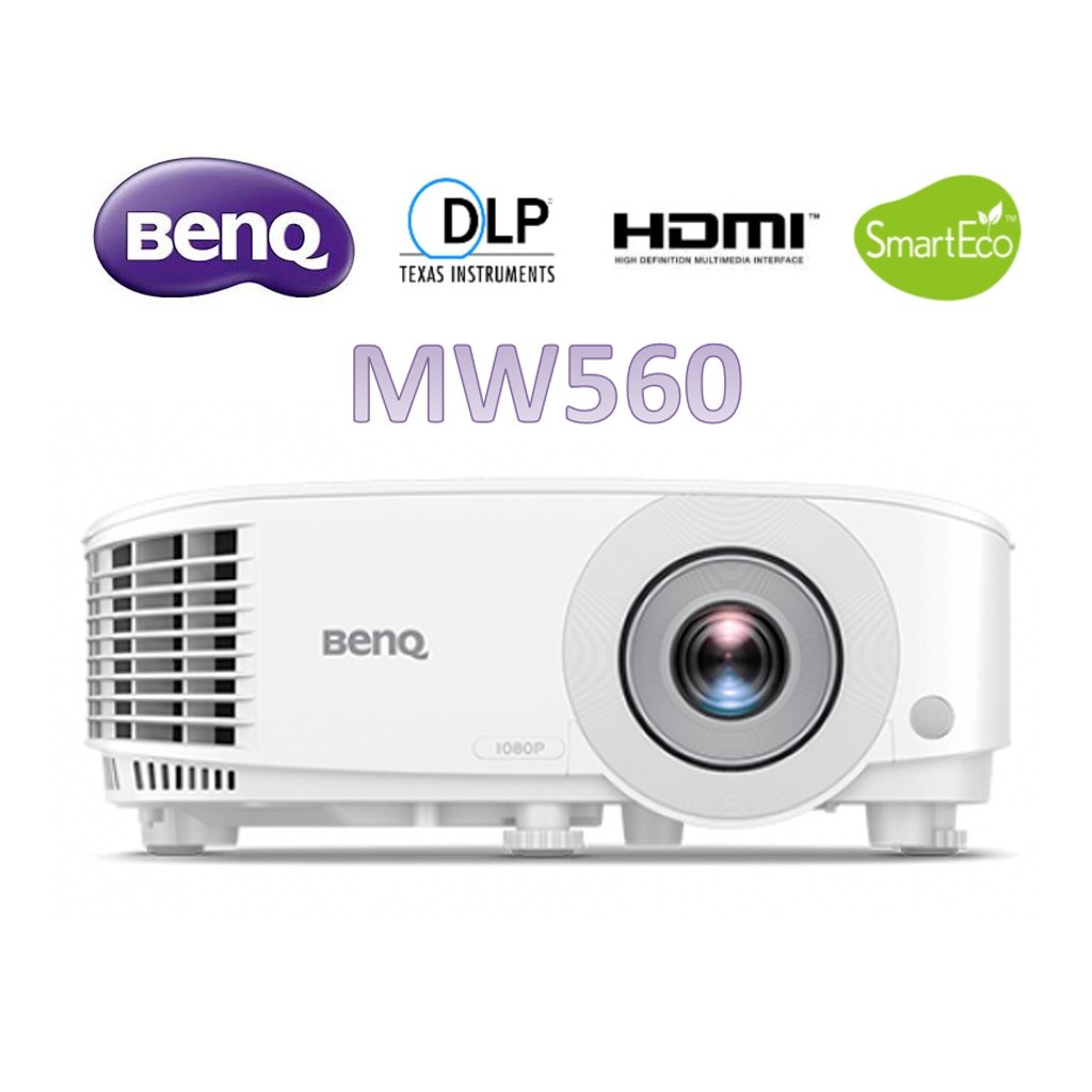 (โปรเจคเตอร์สำนักงาน) BenQ MW560 4000lms WXGA Meeting Room Projector - MW560
