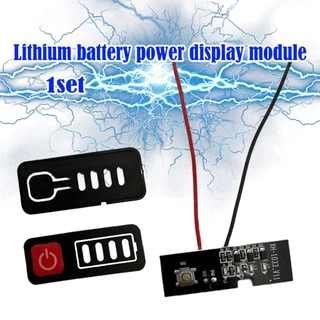 33mA 21V โมดูลวัดความจุแบตเตอรี่ลิเธียม จอแสดงผล led 4ช่อง จอแบตเตอรี่ โมดูลจอ