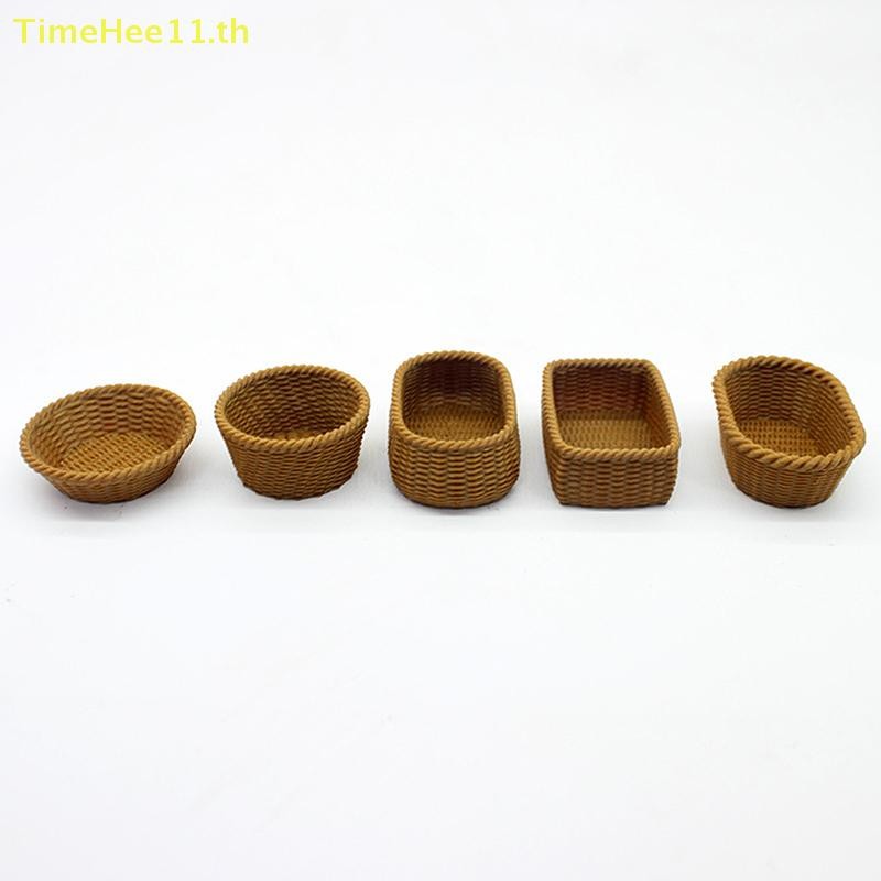 TimeHee 1:12 Dollhouse Miniature จําลองตะกร้าผลไม้เฟอร์นิเจอร์บ้านรุ่น Decor ตุ๊กตา House อุปกรณ์เสริม TH ราคา ถูกที่สุด ดีลบีเคเค แกลเลอรีภาพที่ 5