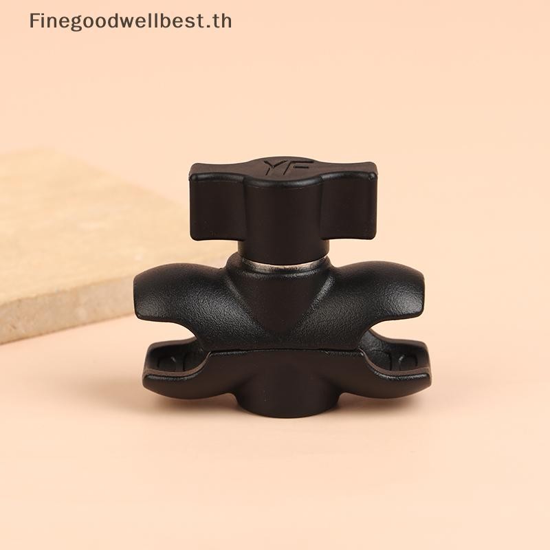 FBTH 5.5 ซม.อลูมิเนียมซ็อกเก็ตคู่ผู้ถือแขน Mount Clamp สําหรับรถจักรยานยนต์กล้อง Extension Arm HOT