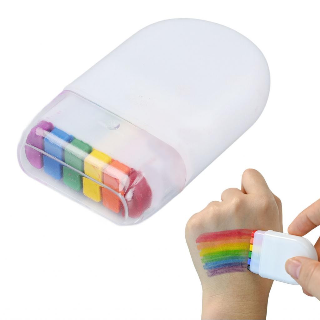 Flag Crayon Brush Face Paint สำหรับ Gay Pride Day 10pcs Safe Celebrations Party