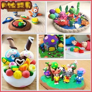 COZII DIY ดินน้ำมัน ดินเบา 12/24/36/ สี ดินเบาเกาหลี ของเล่นเด็ก แฮนด์เมด ปลอดสารพิษ ดินน้ํามันสําหรับเด็ก