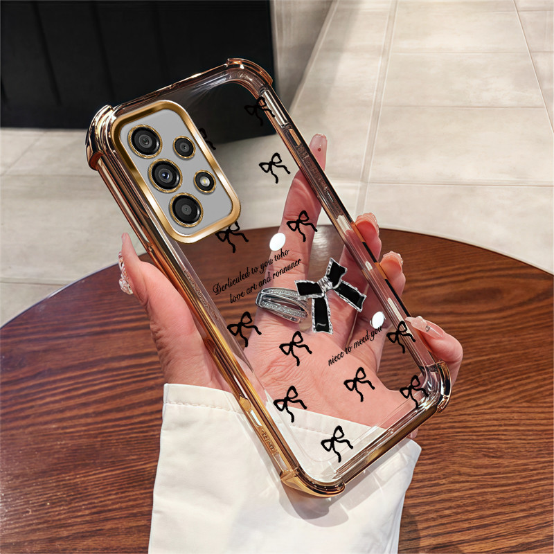 SAMSUNG สําหรับSamsung A32 A52 A52S A53 A73 4G 5G TPUเคสโทรศัพท์โบว์ล่าสุดสร้อยข้อมือ2025กันกระแทกออกแบบใหม่เคสโทรศัพท์SZ11 - รูปที่ 6