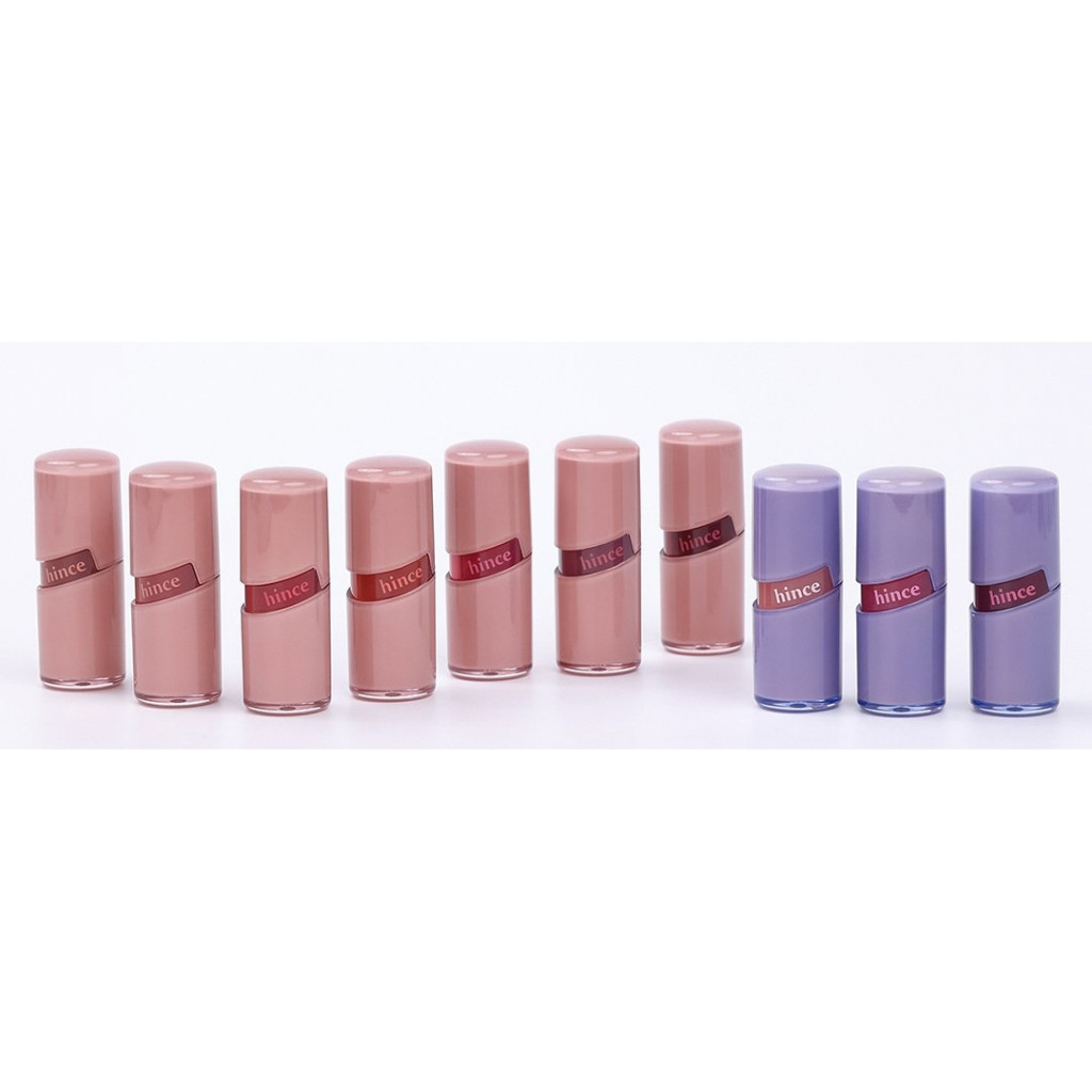 Hince Raw Glow Tint 4ml (6 Raw Grape + Pink Water Glow, 16 Raw Berry + Mini Tint, 17 Raw Peach + Min