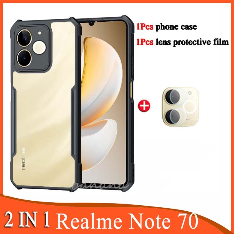 เคสโทรศัพท์กันกระแทก 2in1 สําหรับ Realme Note 70/Note 70T
