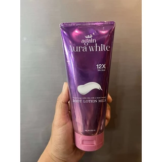 โลชั่นเผือก Eเผือก Again Aura White อเกนออร่าไวท์ โลชั่นทาผิว ปริมาณ 200 มล. มอยส์เจอร์ไรเซอร์ บำรุง