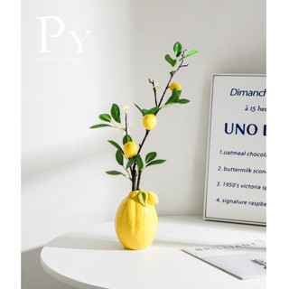 Dreamerhouse เซรามิคมะนาวแจกันตกแต่ง High-End Home Entrance …