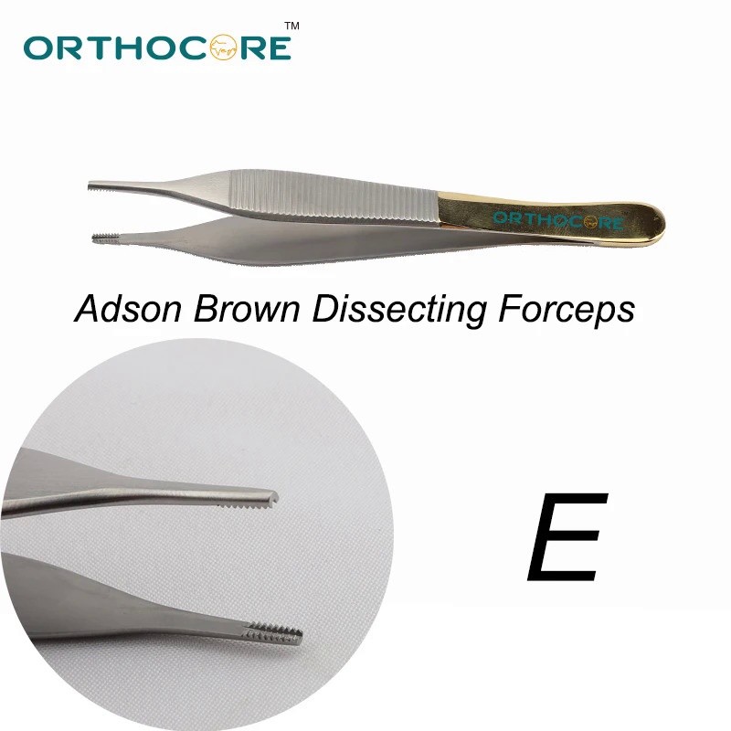 !! # @ Adson Forceps Dissecting Forceps Brown Dissecting Veterinary Orthopedic Truments