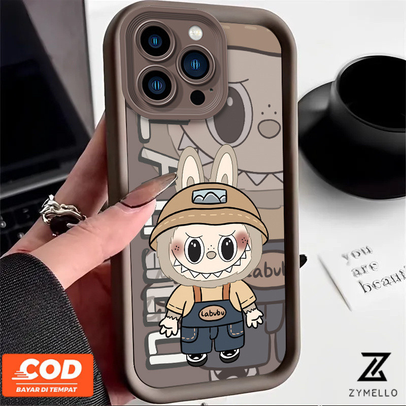 เคสโทรศัพท์ OPPO A3X A3 Pro A80 A60 A79 A58 A18 A17 A57 2022 4G A78 A5s A12 POP MART Bu กันกระแทกโทรศัพท์มือถือกรณี