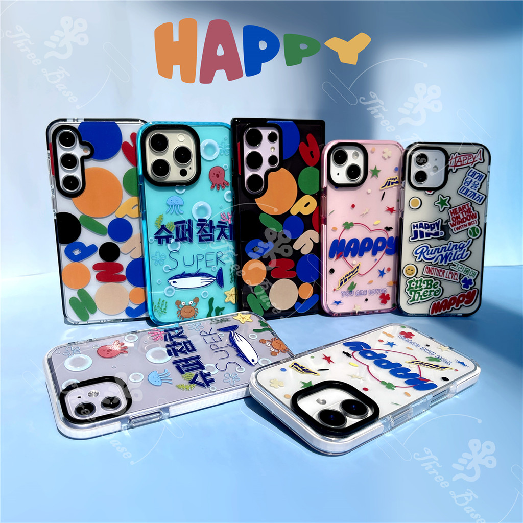 เคสโทรศัพท์ JIN HAPPY SUPER TUNA สําหรับ Samsung Galaxy S10E S10+ A33 5G A34 A52 A52S A53 A54 A12 4G F12 M12 A13 A14 A15 A72 A73 A02 A03S กันกระแทกนุ่ม