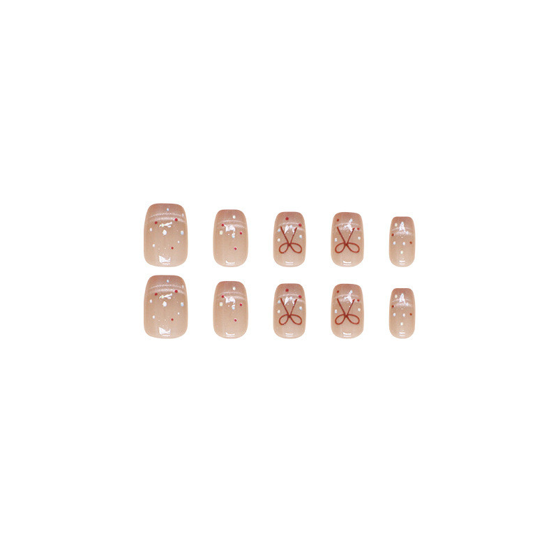 10ชิ้นแมวตาที่ทําด้วยมือกดบนเล็บเงาเล็บปลอมที่มีวุ้นสติกเกอร์ FM034 ราคา ถูกที่สุด ดีลบีเคเค แกลเลอรีภาพที่ 5