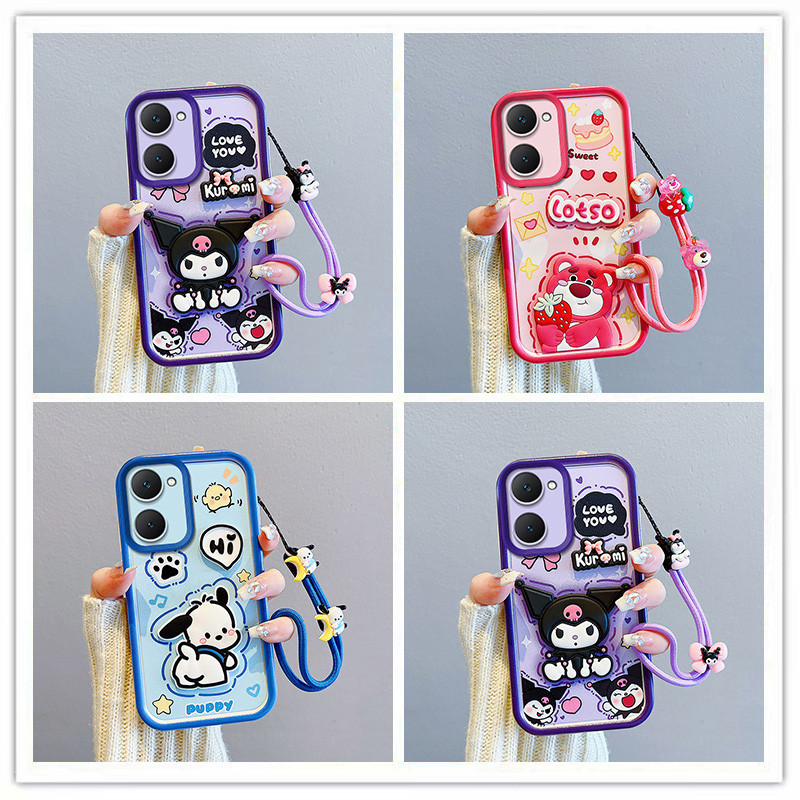 เคส  vivo y18  Bob 3D Doll เคสโทรศัพท์สําหรับ vivo y03 case vivo y18 cover