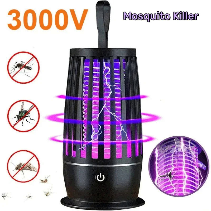 Portable Mosquito Killer Lamp Insect Repellent Radiation Less Mute Electric Insect Trap Usb Charging