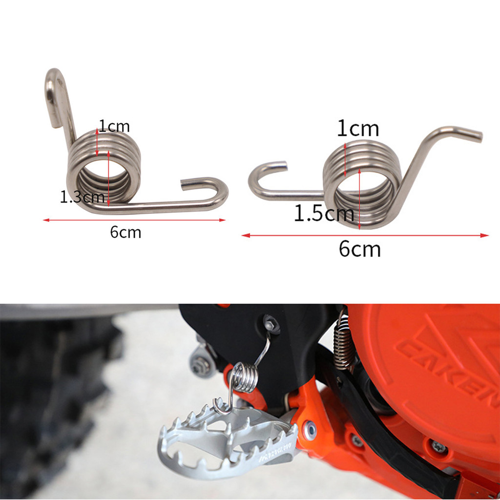 Y1คู่รถจักรยานยนต์ FootRest เท้าเหยียบฤดูใบไม้ผลิสำหรับ KTM SX SXF EXC EXCF XC XCF XCW XCFW Husqvarn