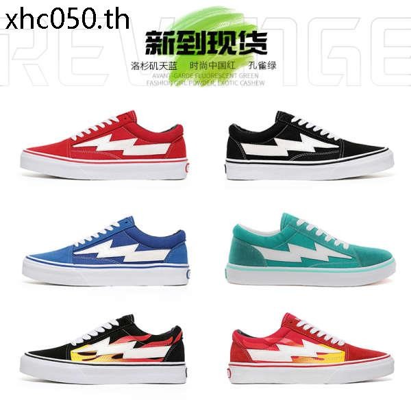 Revenge STORM Lightning รองเท้าผ้าใบ REVENGE X STORM รองเท้าผ้าใบผู้ชาย ALL-Match รองเท้าสเก็ตบอร์ดผู้หญิง
