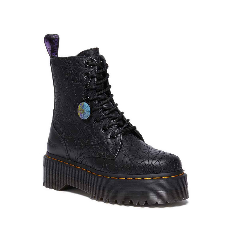 Dr. Martens รองเท้าบู๊ตส้นแพลตฟอร์ม รุ่น Jadon Wednesday - สีดำ