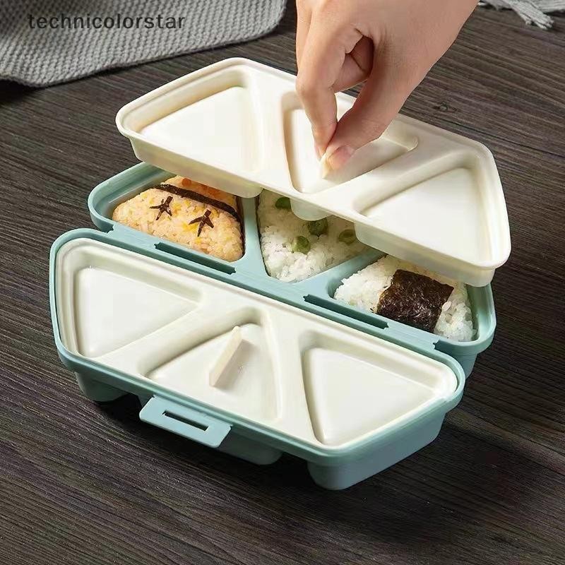 Trsr 6 In 1 Trilater รูปแบบสําหรับข้าวปั้นซูชิ Mould ซูชิ Bento กล่องห้องครัว Party Supply แม่พิมพ์สําหรับเด็กซูชิทําชุด Jelly