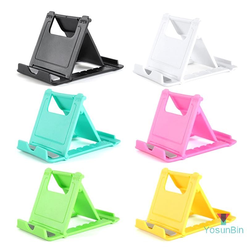 Yosunbin] ที่วางโทรศัพท์แบบพกพา Lazy Holder Multi-angle Adjust Universal Folding Mobile Phone Tablet Desk Stand ใหม่