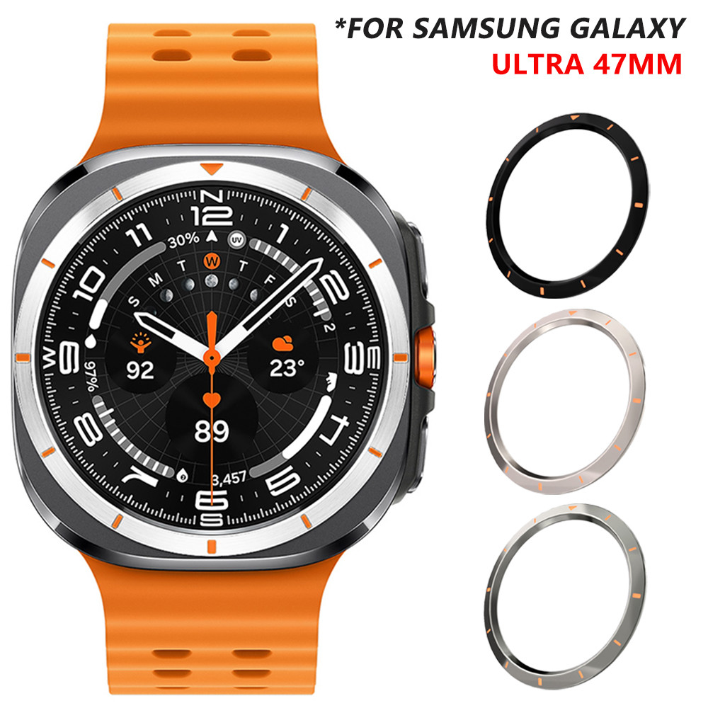 ฝาครอบสําหรับ Samsung Galaxy Watch Ultra 47 มม.Smartwatch PC Bezel แหวนป้องกันกรณีกันชน
