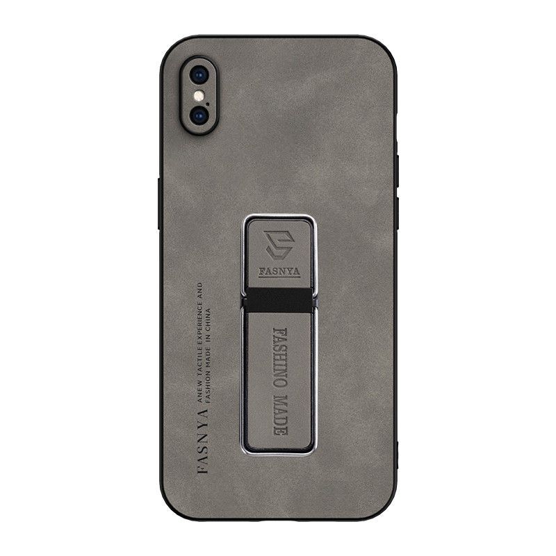 สําหรับ IPhone X, XS, XR, XS Max, เคสโทรศัพท์หนังกลับหนังแกะหรูหราพร้อมที่ยึดในรถยนต์แบบแม่เหล็กมัลติฟังก์ชั่น