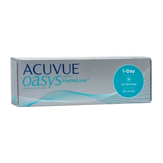 (ทักแชทรับโค้ด) Acuvue Oasys คอนแทคเลนส์รายวัน 1-Day With Hydraluxe (30ชิ้น/กล่อง)